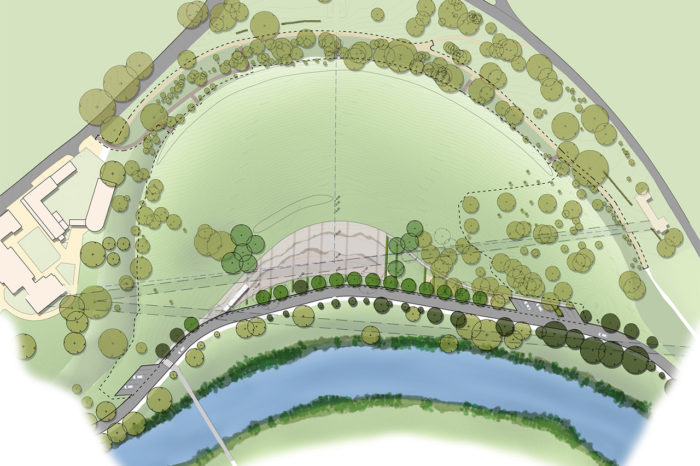 Public Domain, The Crescent, concept master plan